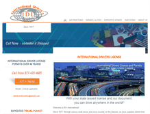 Tablet Screenshot of idl-international.com